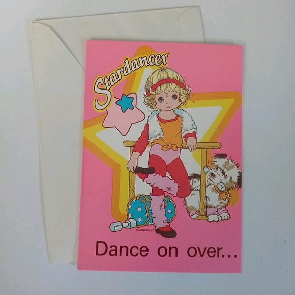 VINTAGE 80S KAWAII PARTY INVITATION CARD - Picture 2 of 3